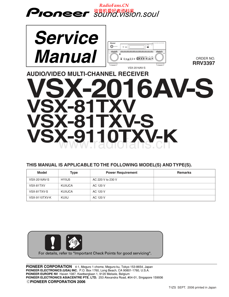 Pioneer-VSX81TXV-avr-sm 维修电路原理图.pdf_第1页