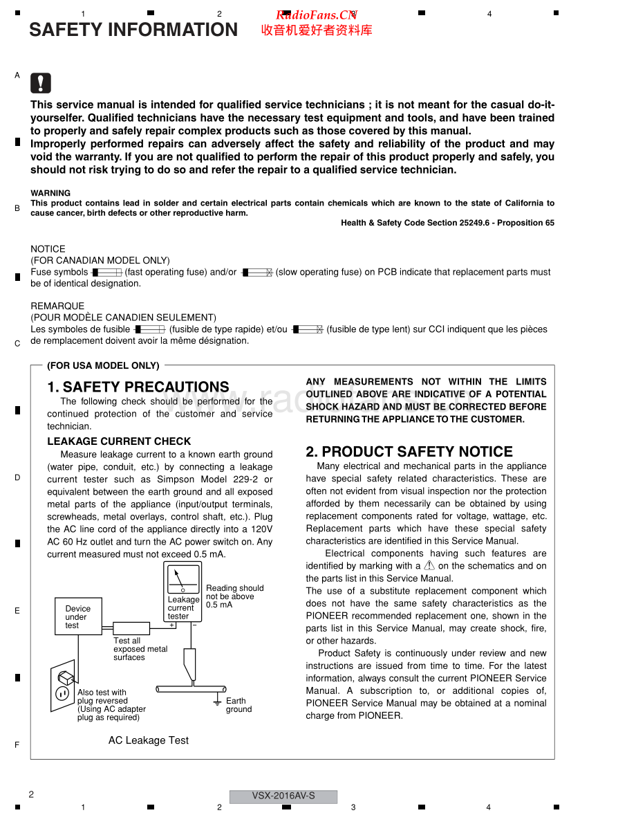 Pioneer-VSX81TXV-avr-sm 维修电路原理图.pdf_第2页