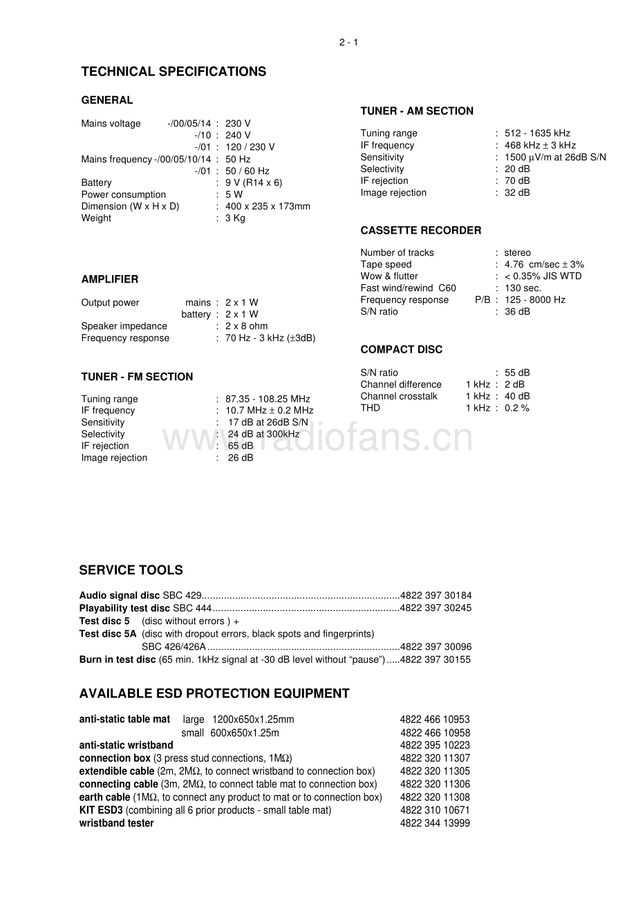 Philips-AZ1081-gb-sm 维修电路原理图.pdf_第3页