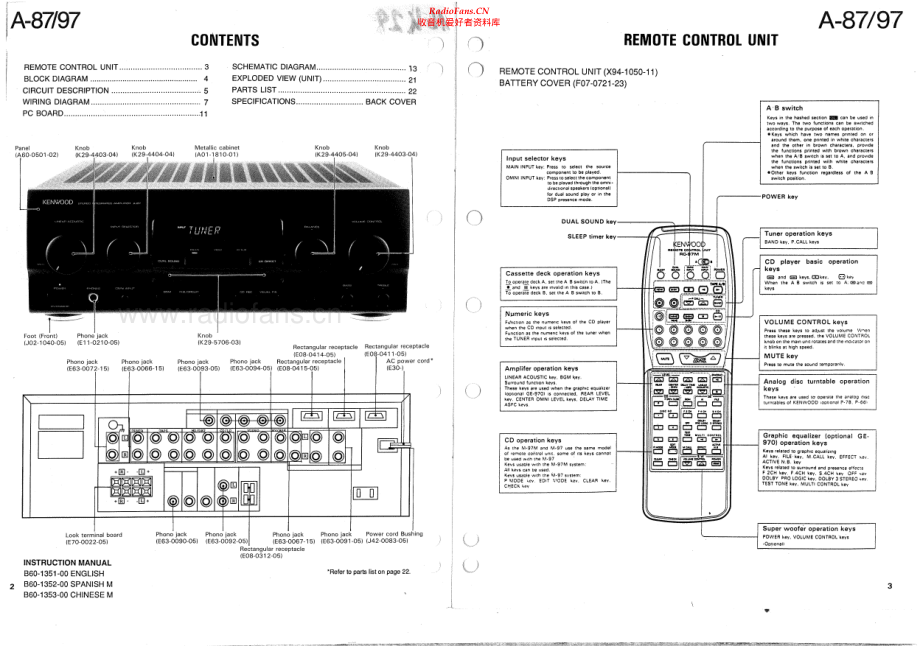 Kenwood-A97-int-sm 维修电路原理图.pdf_第2页