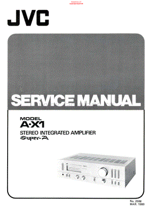 JVC-AX1-int-sm 维修电路原理图.pdf