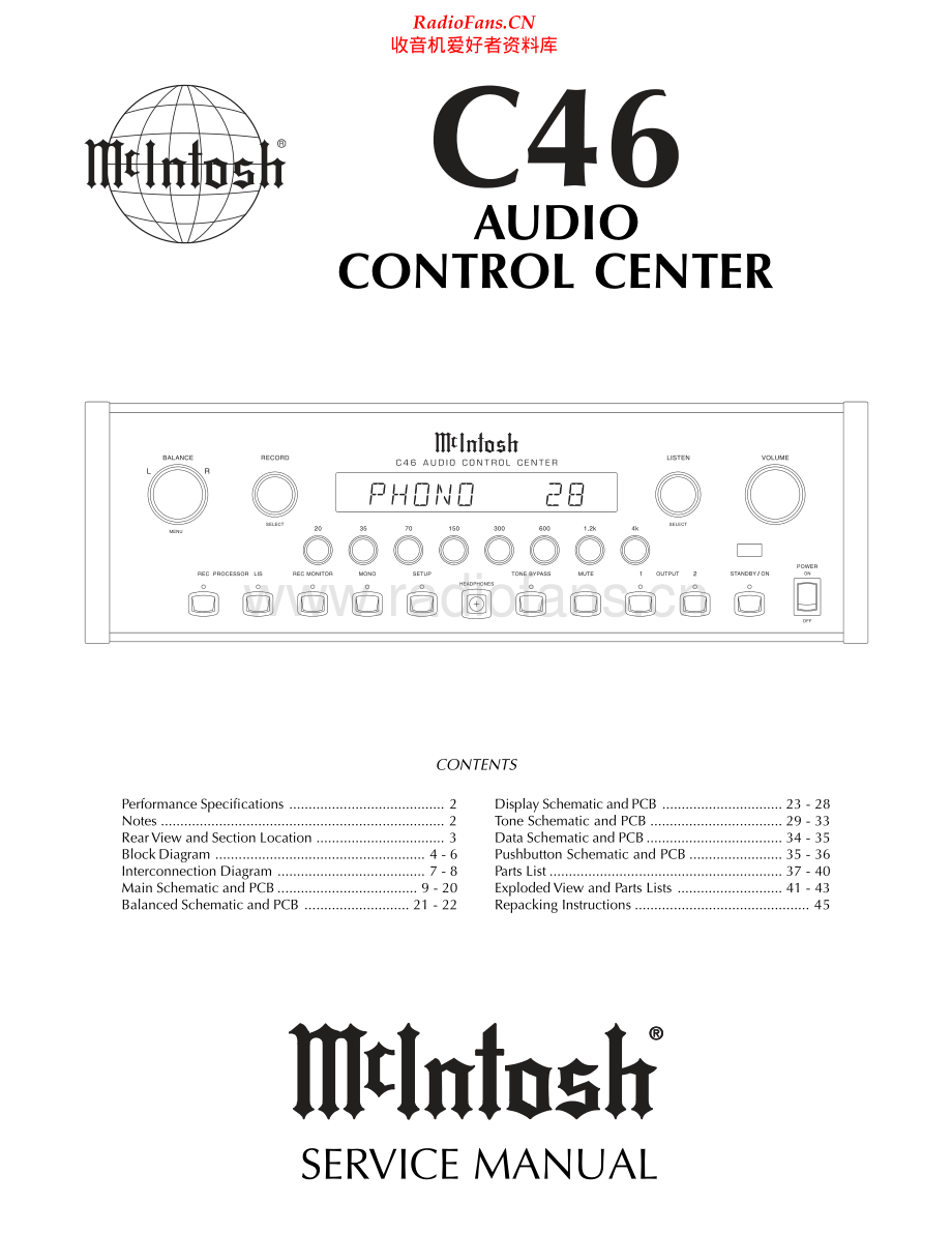 McIntosh-C46-pre-sm 维修电路原理图.pdf_第1页