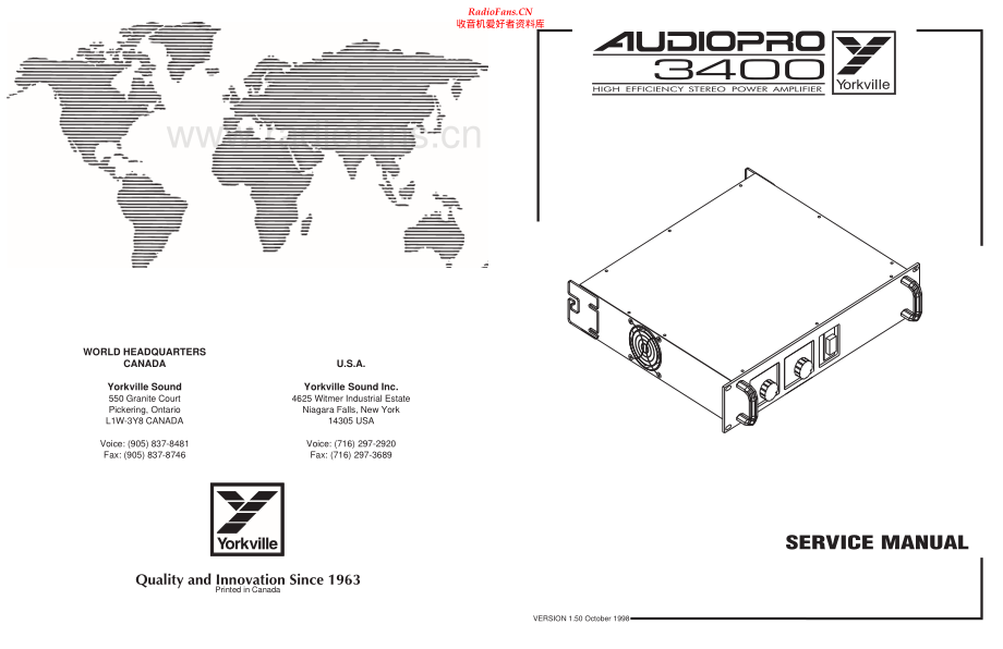 Yorkville-AP3400-pwr-sm 维修电路原理图.pdf_第1页