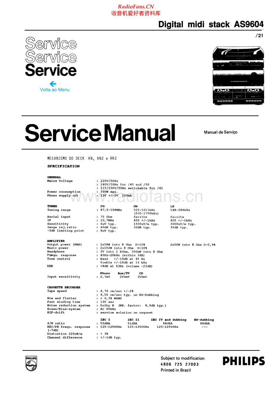 Philips-AS9604-ms-sm 维修电路原理图.pdf_第1页