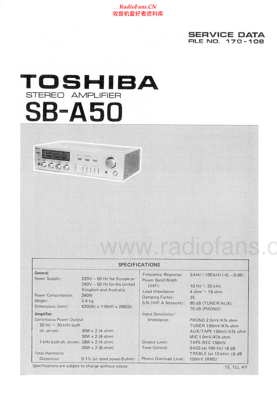 Toshiba-SBA50-int-sm 维修电路原理图.pdf_第1页