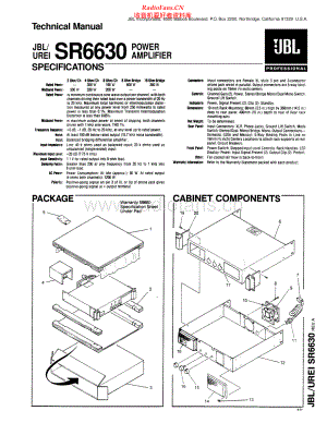 JBL-SR6630-pwr-sm 维修电路原理图.pdf