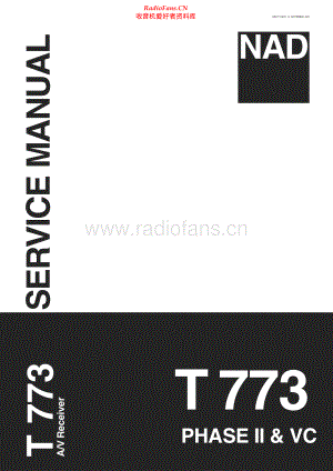 NAD-T773-avr-sm2 维修电路原理图.pdf