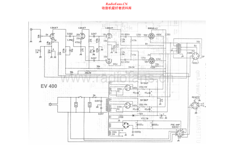 ElectroVoice-EV400-pwr-sch维修电路原理图.pdf_第1页