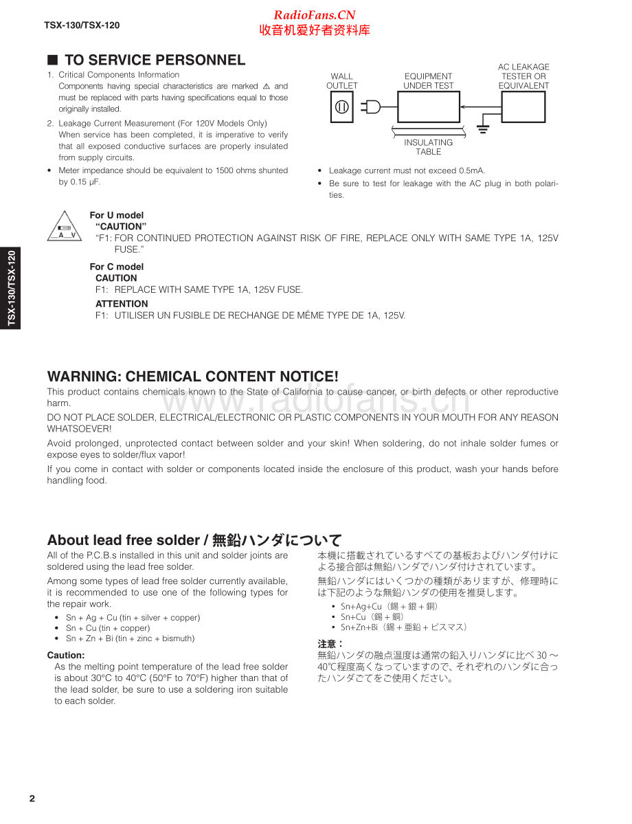 Yamaha-TSX130-das-sm(1) 维修电路原理图.pdf_第2页