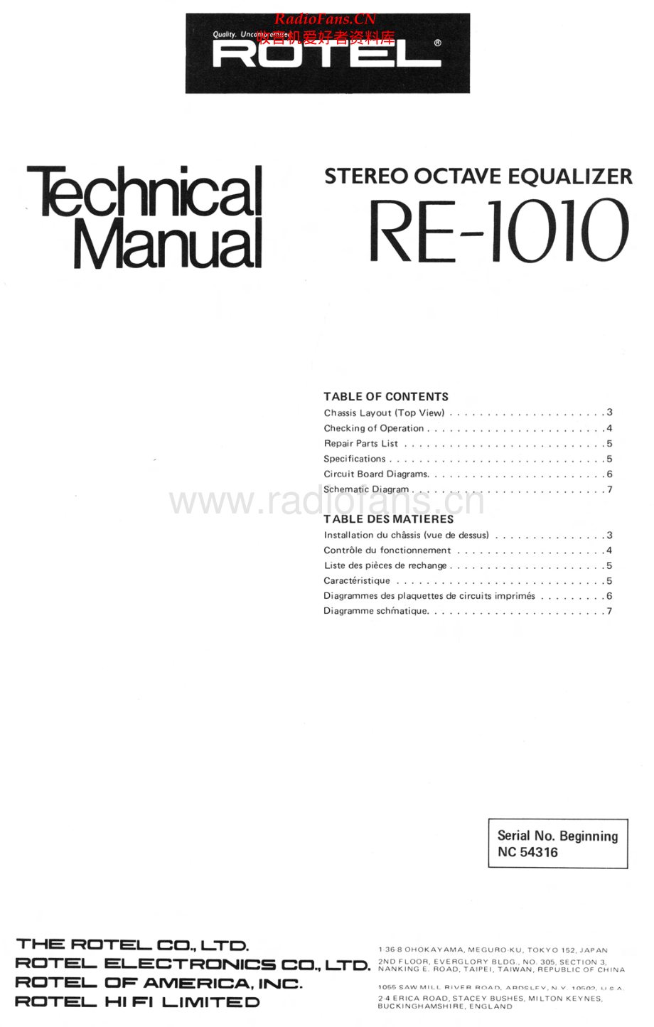 Rotel-RE1010-eq-sm 维修电路原理图.pdf_第1页