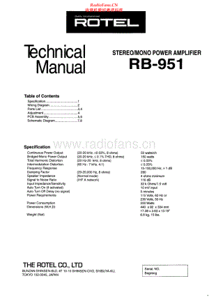 Rotel-RB951-pwr-sm 维修电路原理图.pdf