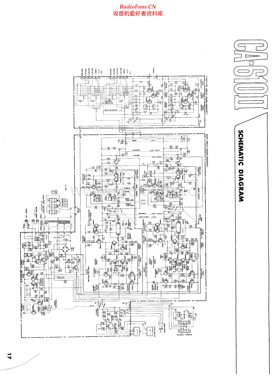 Yamaha-CA610_MKIIS-int-sch(1) 维修电路原理图.pdf_第1页