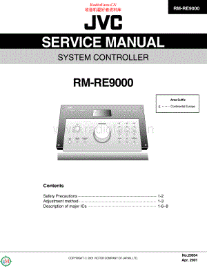 JVC-RMRE9000-sc-sm 维修电路原理图.pdf
