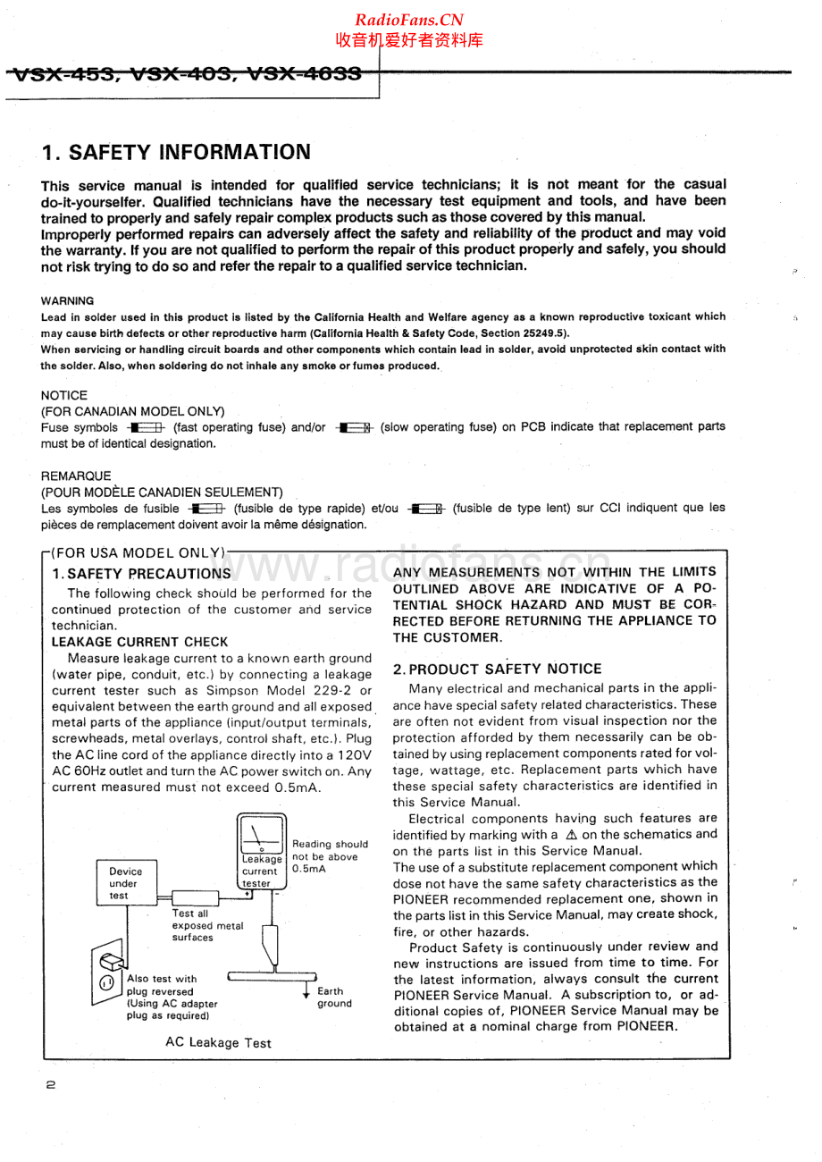 Pioneer-VSX463S-avr-sm 维修电路原理图.pdf_第2页