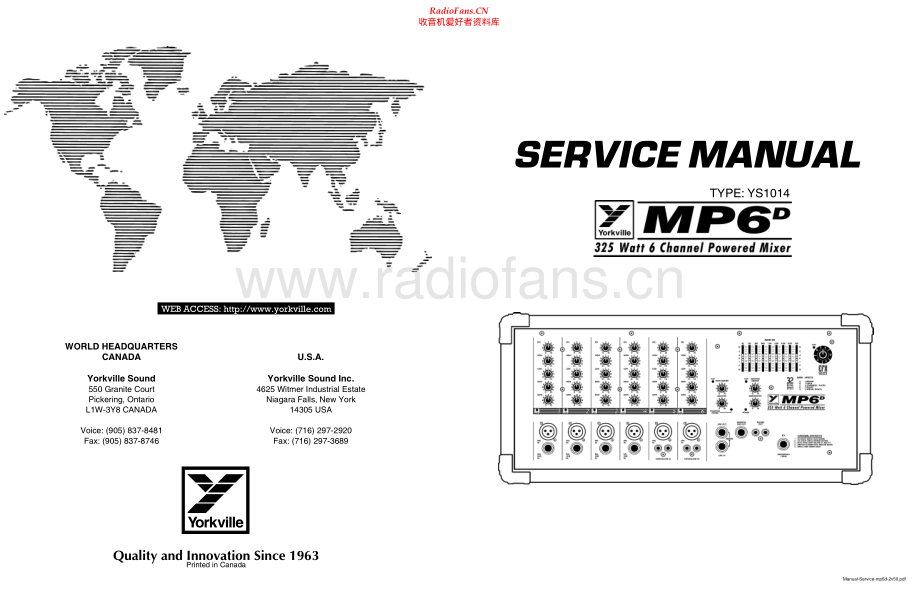 Yorkville-MM6D-pwr-sm 维修电路原理图.pdf_第1页