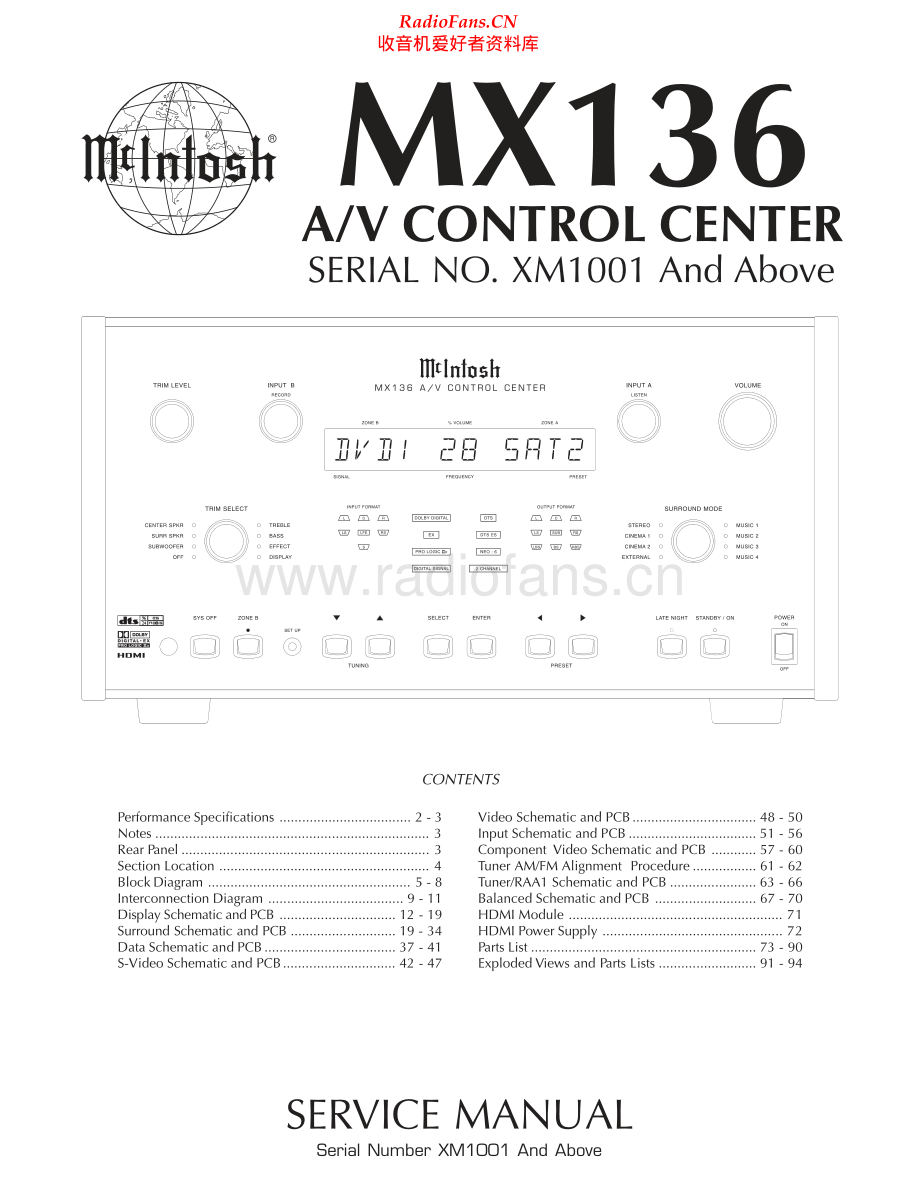 McIntosh-MX136-av-sm 维修电路原理图.pdf_第1页