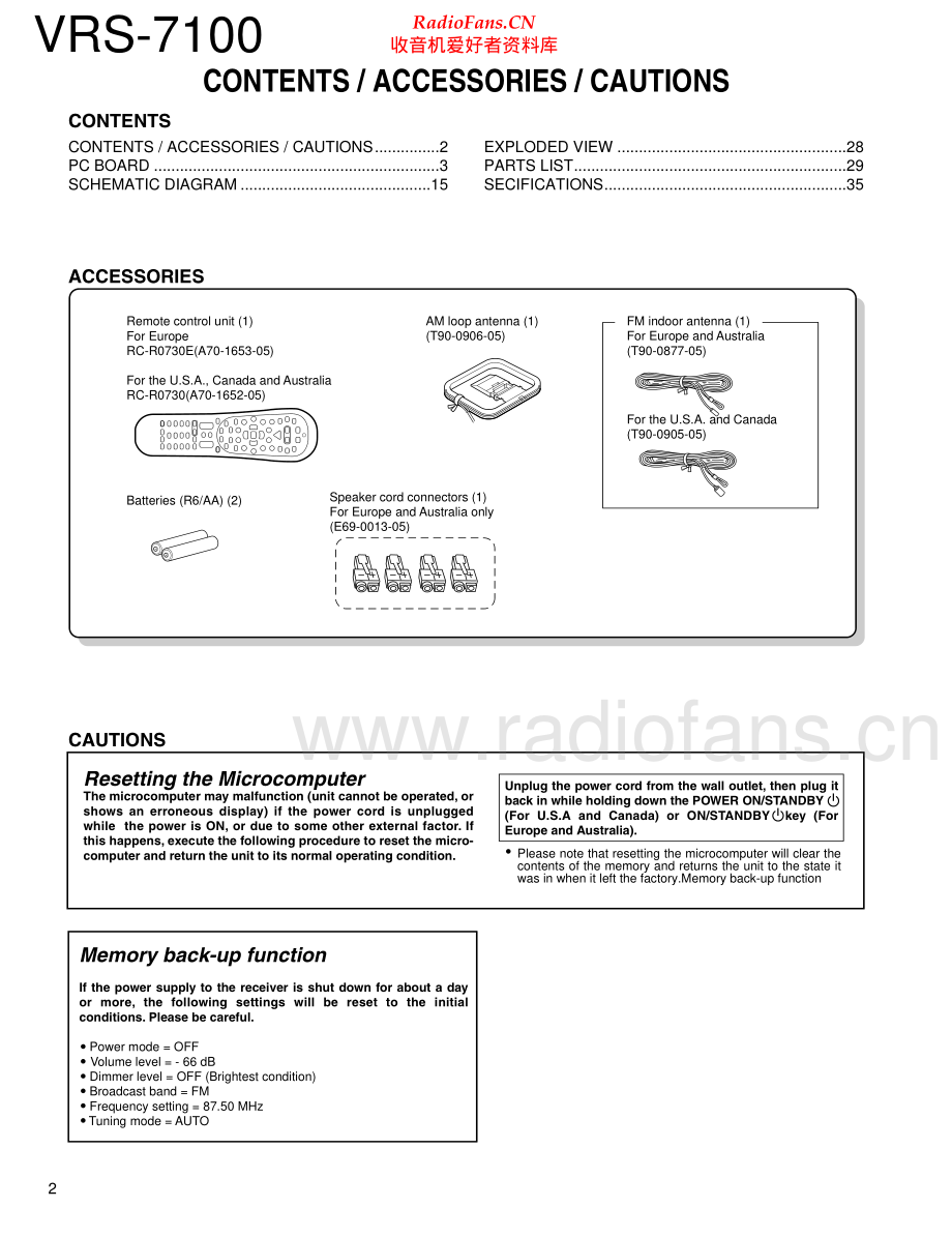 Kenwood-VRS7100-avr-sm 维修电路原理图.pdf_第2页