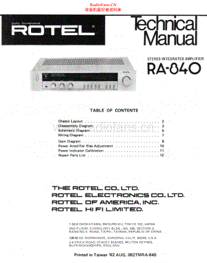 Rotel-RA840-int-sm 维修电路原理图.pdf
