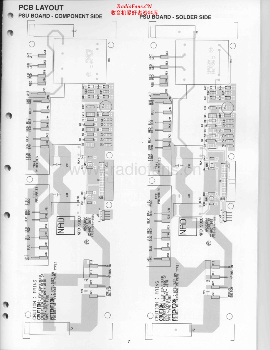 NAD-S300-int-sch1 维修电路原理图.pdf_第1页