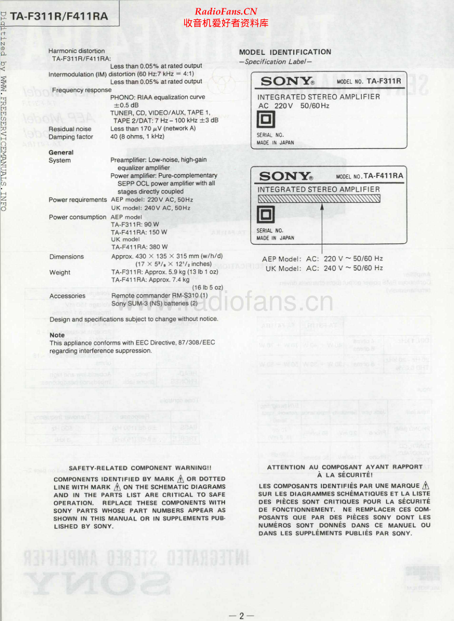 Sony-TAF311R-int-sm 维修电路原理图.pdf_第2页