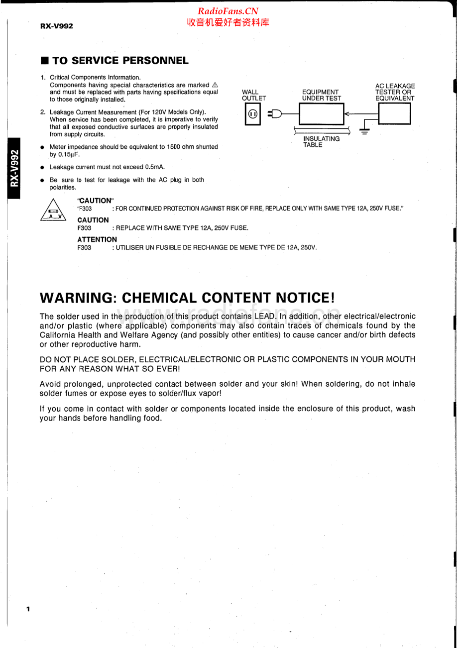 Yamaha-RXV992-avr-sm(1) 维修电路原理图.pdf_第2页