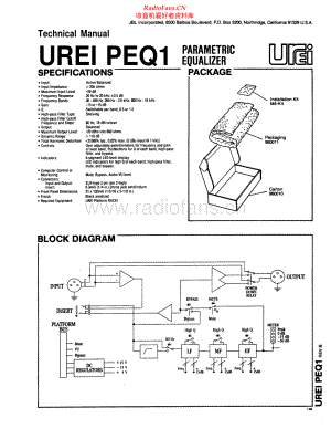 Urei-PEQ1-eq-sm 维修电路原理图.pdf
