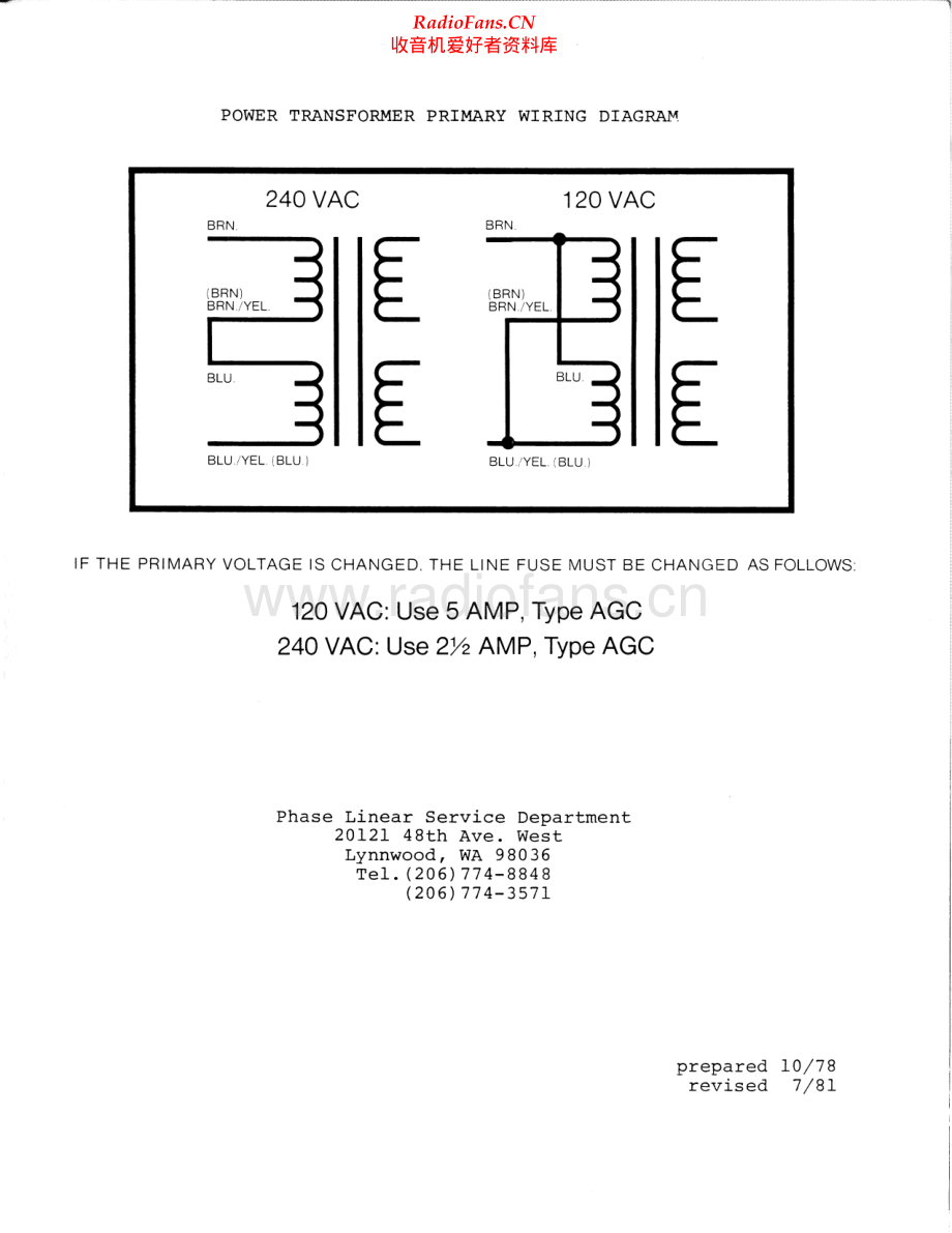 PhaseLinear-200SII-pwr-sm 维修电路原理图.pdf_第2页