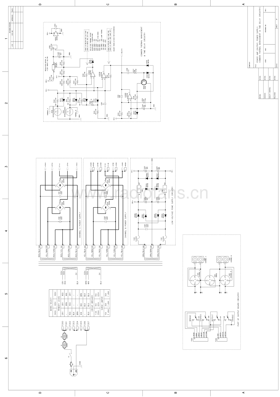 Peavey-PV2600-pwr-sch 维修电路原理图.pdf_第3页