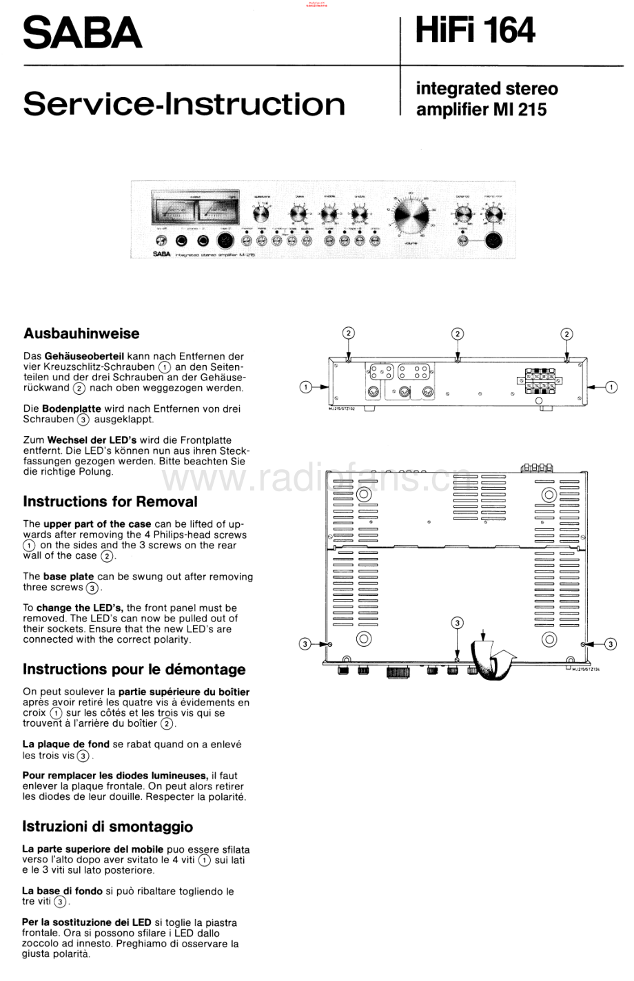 Saba-MI215-int-sm 维修电路原理图.pdf_第1页