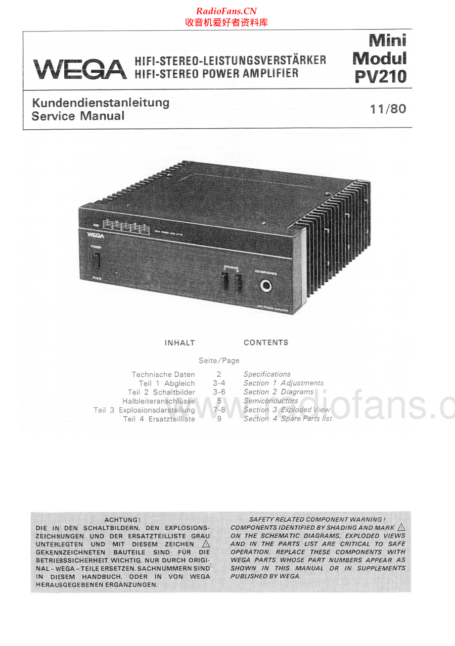 Wega-PV210-pwr-sm 维修电路原理图.pdf_第1页