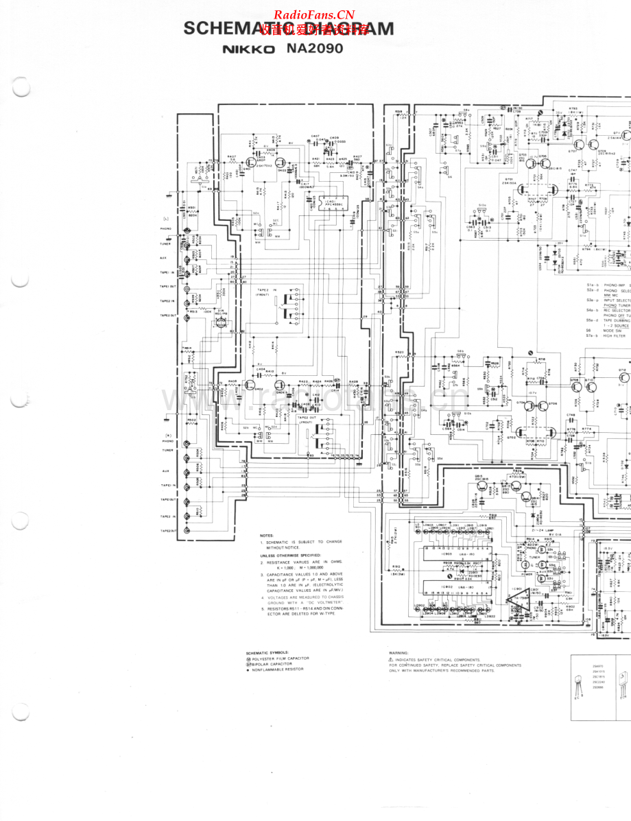 Nikko-NA2090-int-sch2 维修电路原理图.pdf_第1页