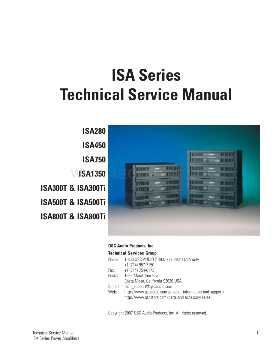 QSC-ISASeries-pwr-sm 维修电路原理图.pdf_第3页