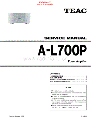 Teac-AL700P-pwr-parts 维修电路原理图.pdf