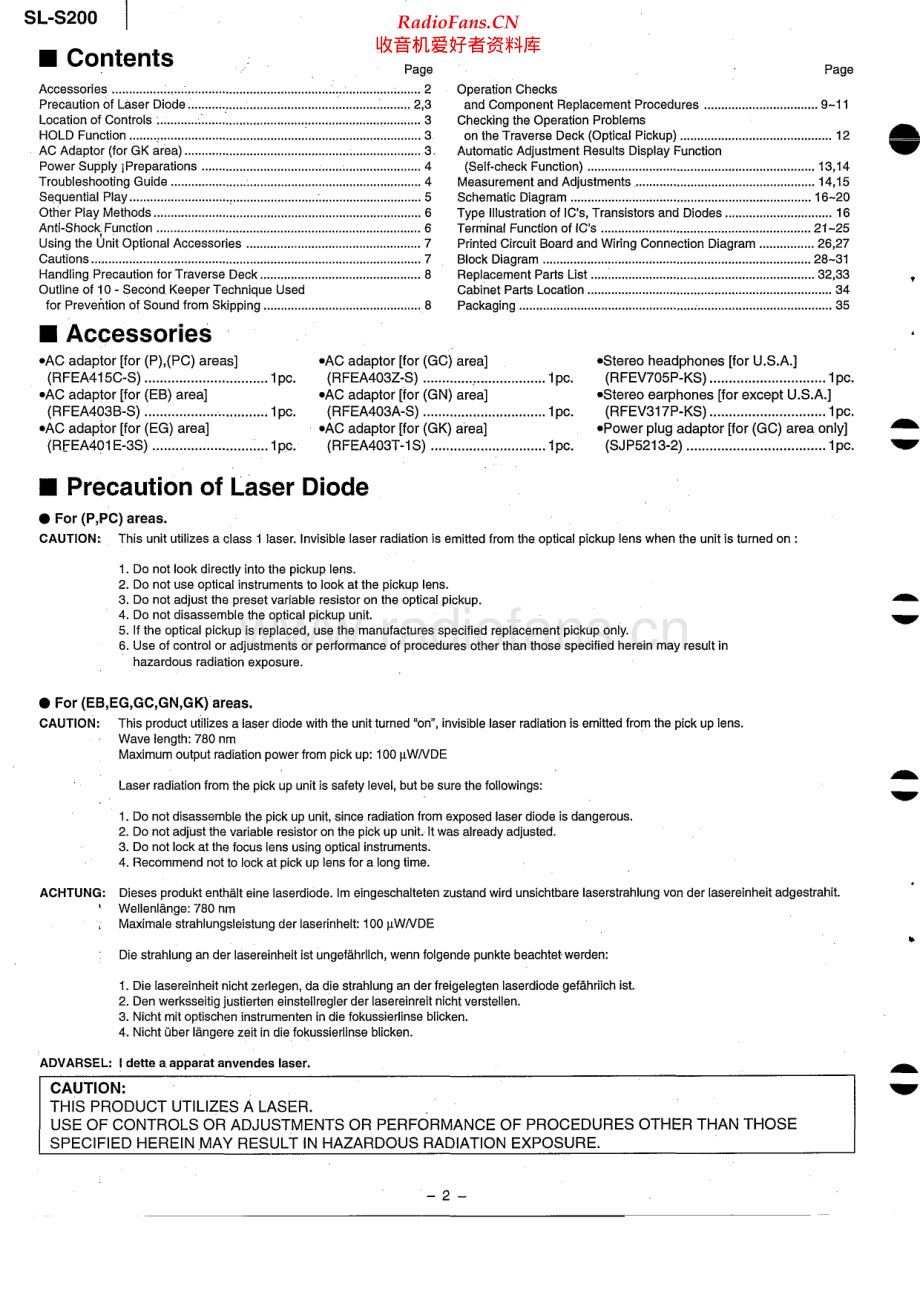 Panasonic-SLS200-dm-sm 维修电路原理图.pdf_第2页