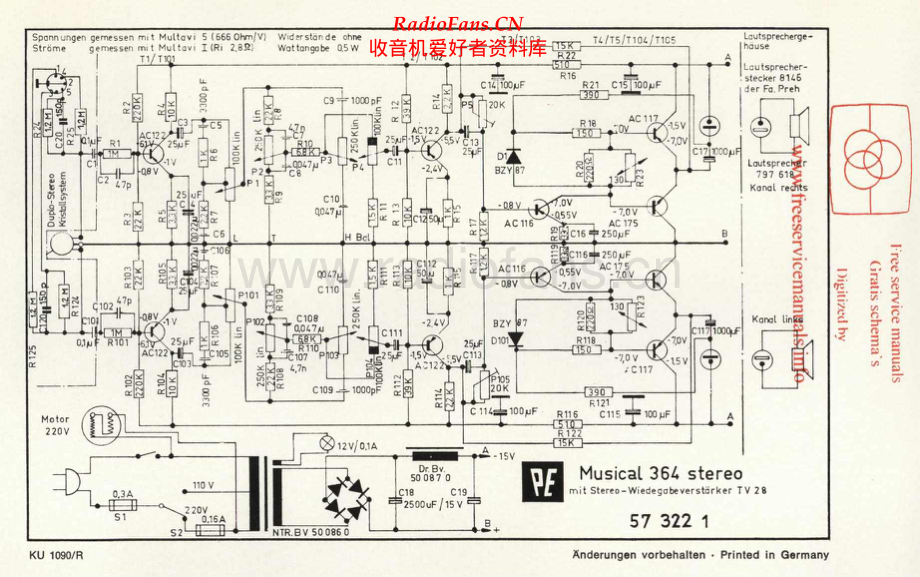 PE-Musical364-amp-sch 维修电路原理图.pdf_第1页