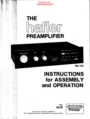 Hafler-DH101-pre-sm维修电路原理图.pdf
