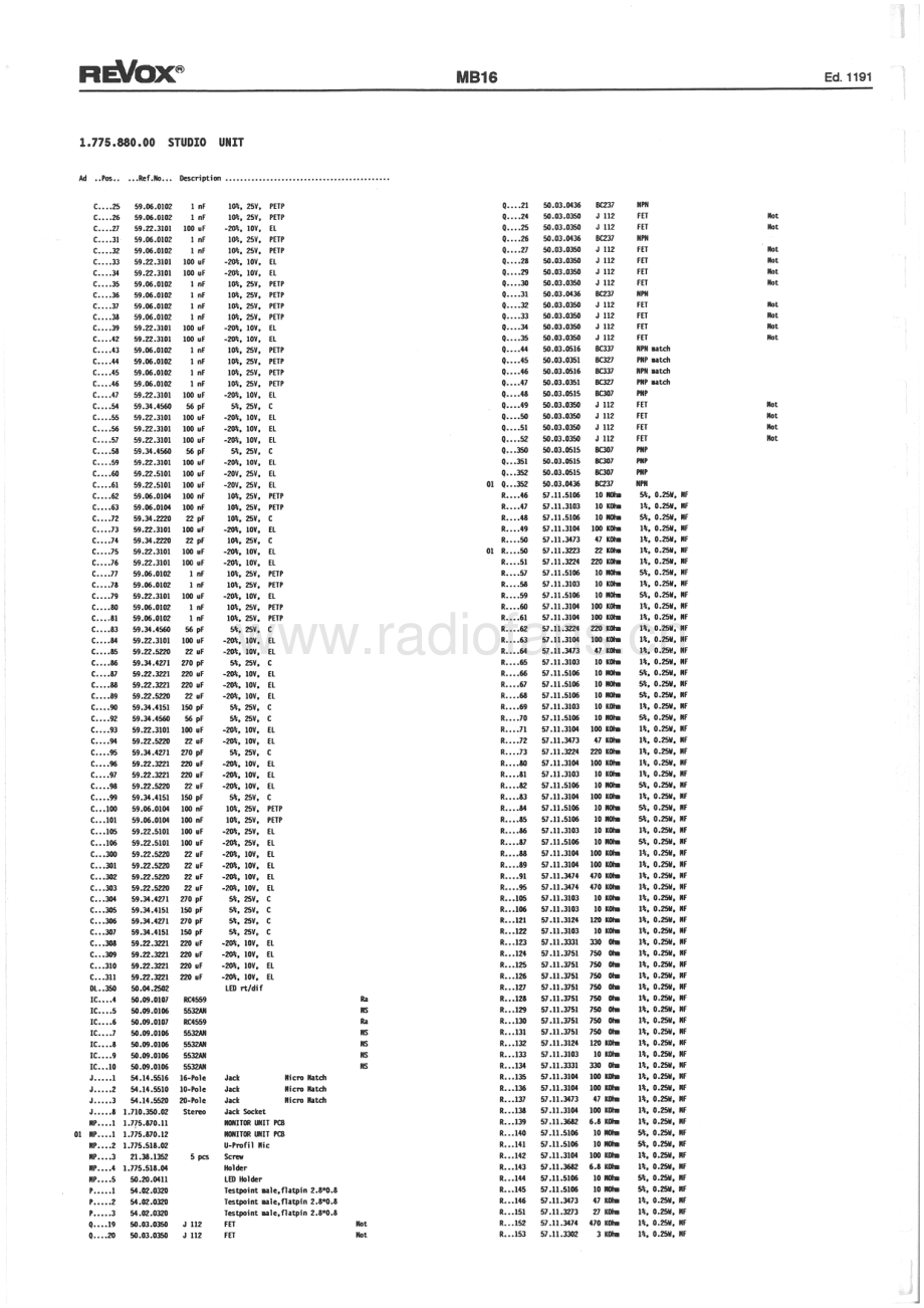 Revox-MB16-mix-sm5 维修电路原理图.pdf_第3页
