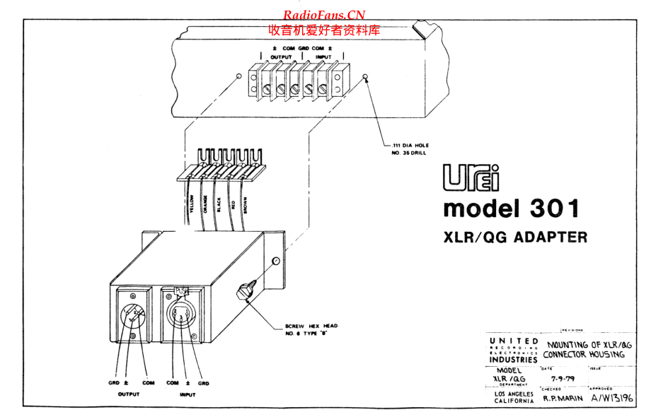 Urei-301-adapt-sch 维修电路原理图.pdf_第1页