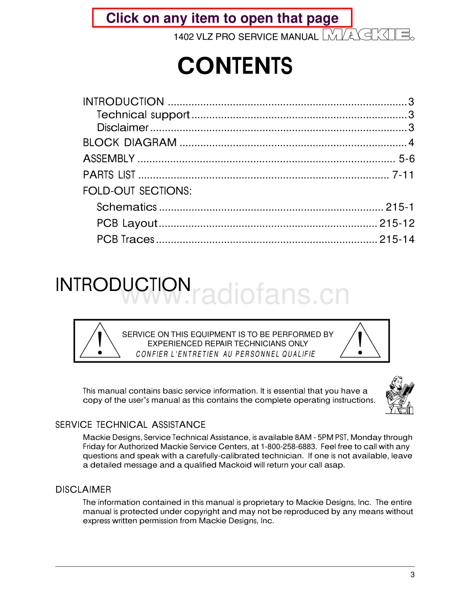 Mackie-Acoustics1402VLZPRO-mix-sm 维修电路原理图.pdf_第3页