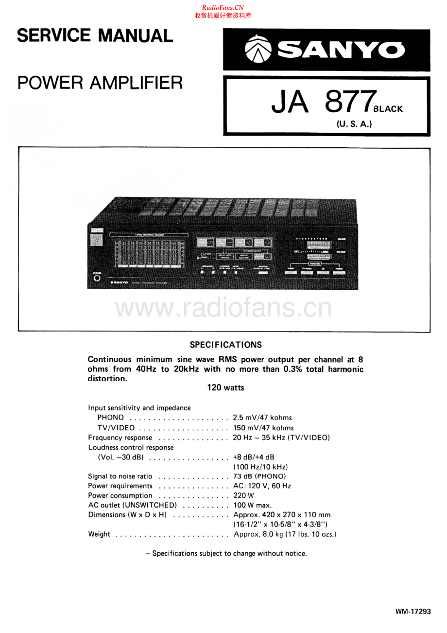 Sanyo-JA877-int-sm 维修电路原理图.pdf_第1页