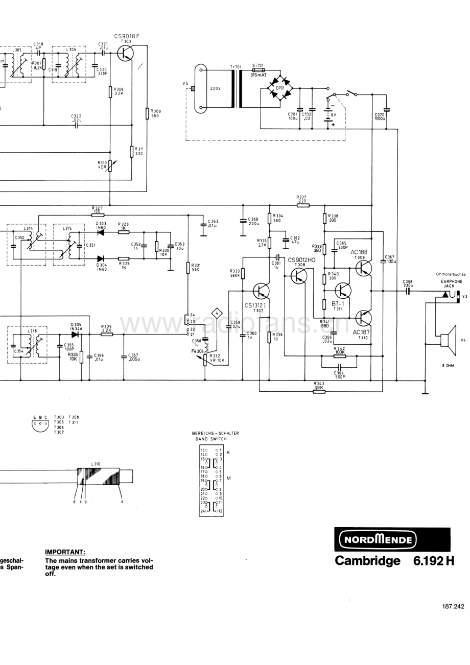 Nordmende-CambridgeH-pr-sm 维修电路原理图.pdf_第3页