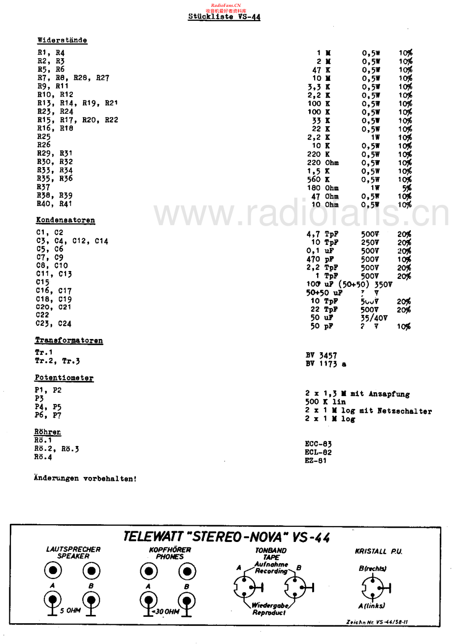 KleinHummel-VS44-int-sch 维修电路原理图.pdf_第2页