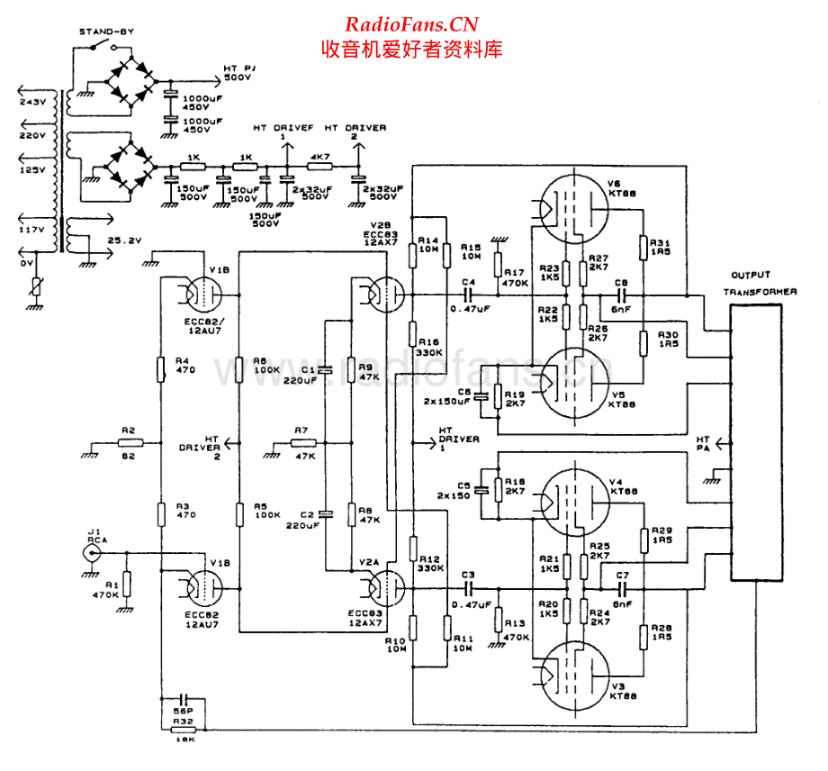 Jadis-JA80-pwr-sch 维修电路原理图.pdf_第1页