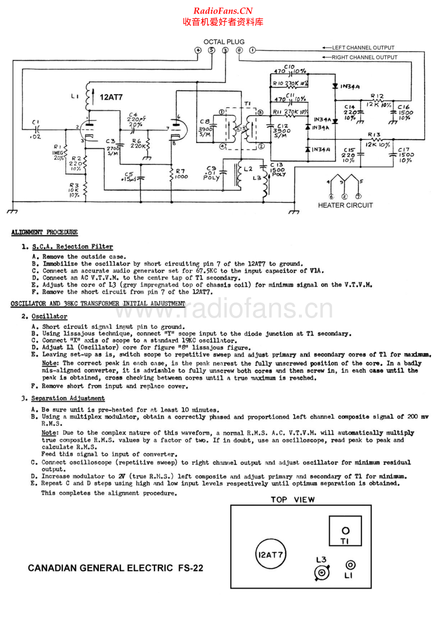 GeneralElectricCanada-FS22-mpx-sch维修电路原理图.pdf_第1页