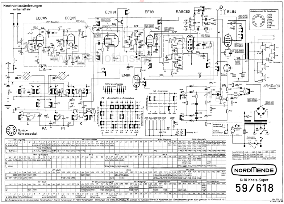 Nordmende-Carmen59-pr-sch 维修电路原理图.pdf_第1页