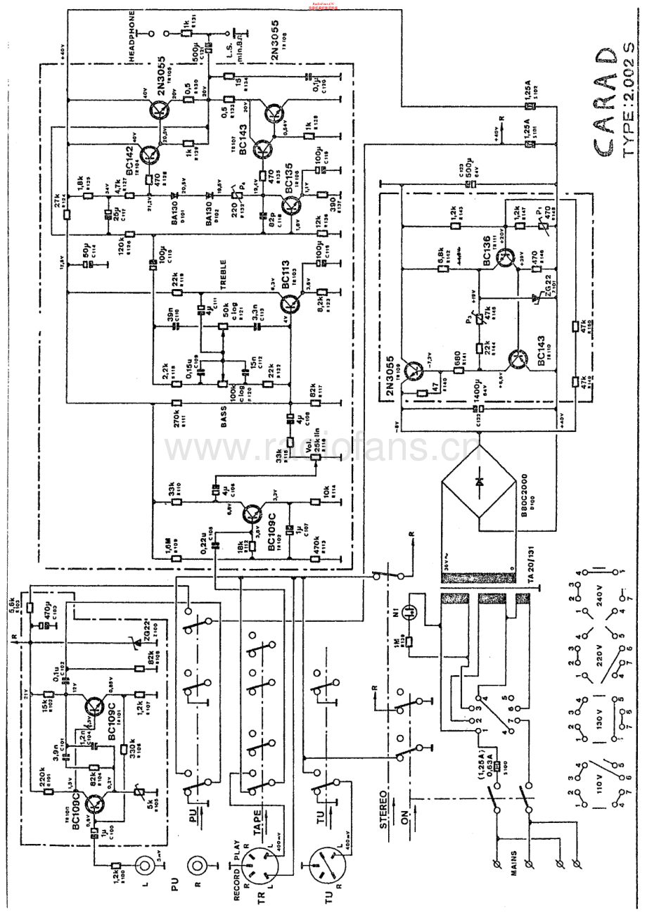 Thorens-2002S-int-sch 维修电路原理图.pdf_第1页