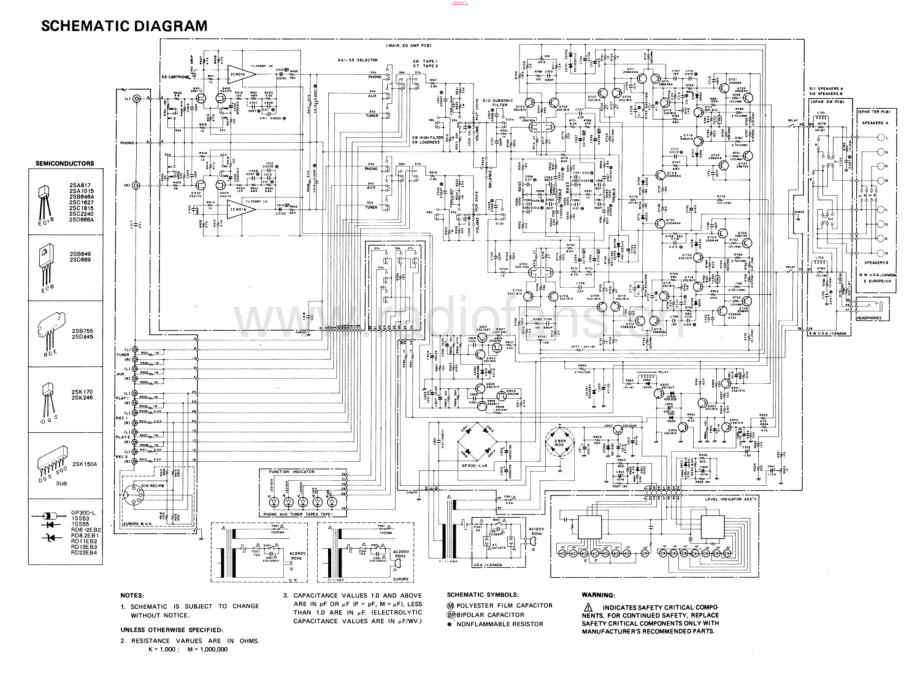 Nikko-NA700II-int-sch 维修电路原理图.pdf_第1页