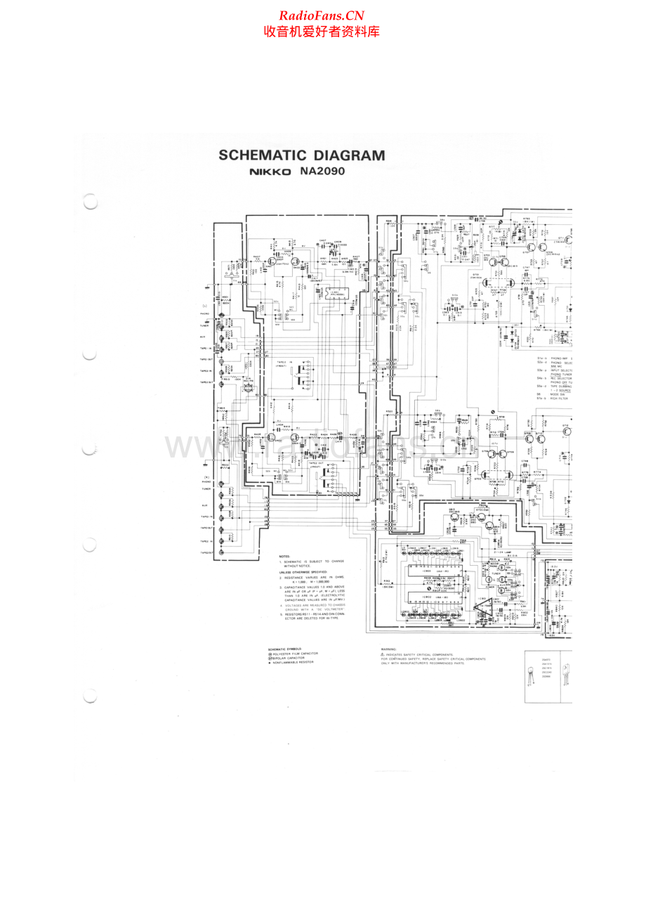 Nikko-NA2090-int-sch1 维修电路原理图.pdf_第1页