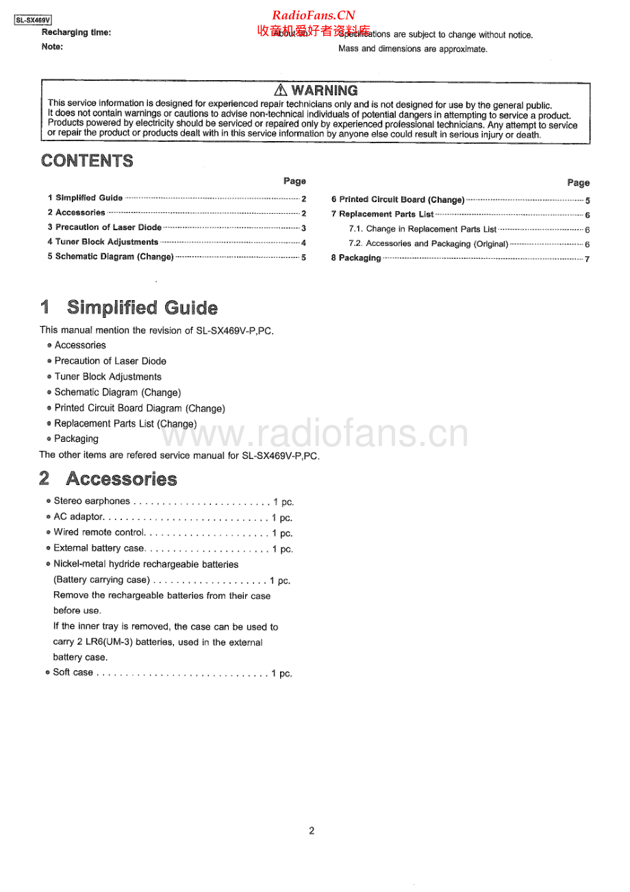 Panasonic-SLSX469V-dm-sm 维修电路原理图.pdf_第2页