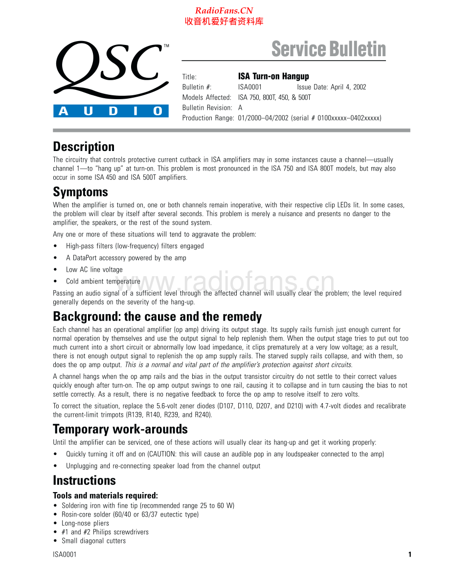 QSC-ISA500T-pwr-sb1 维修电路原理图.pdf_第1页